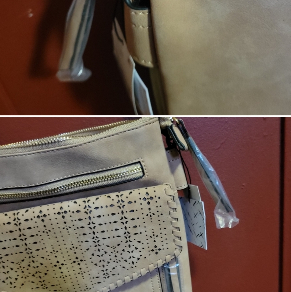 NYC Natural Style Over The Shoulder Handbag - Picture 11 of 13